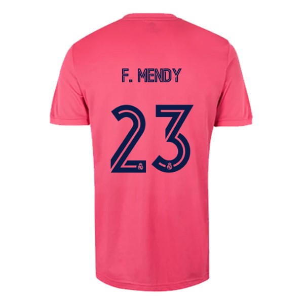 Camiseta Real Madrid Segunda equipo NO.23 F. Mendy 2020-2021 Rosa